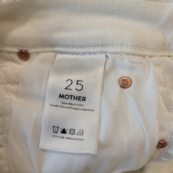 MOTHER Stunner Zip Ankle Step Fray Jeans in Little Miss Innocent 25 - Picture 9 of 9